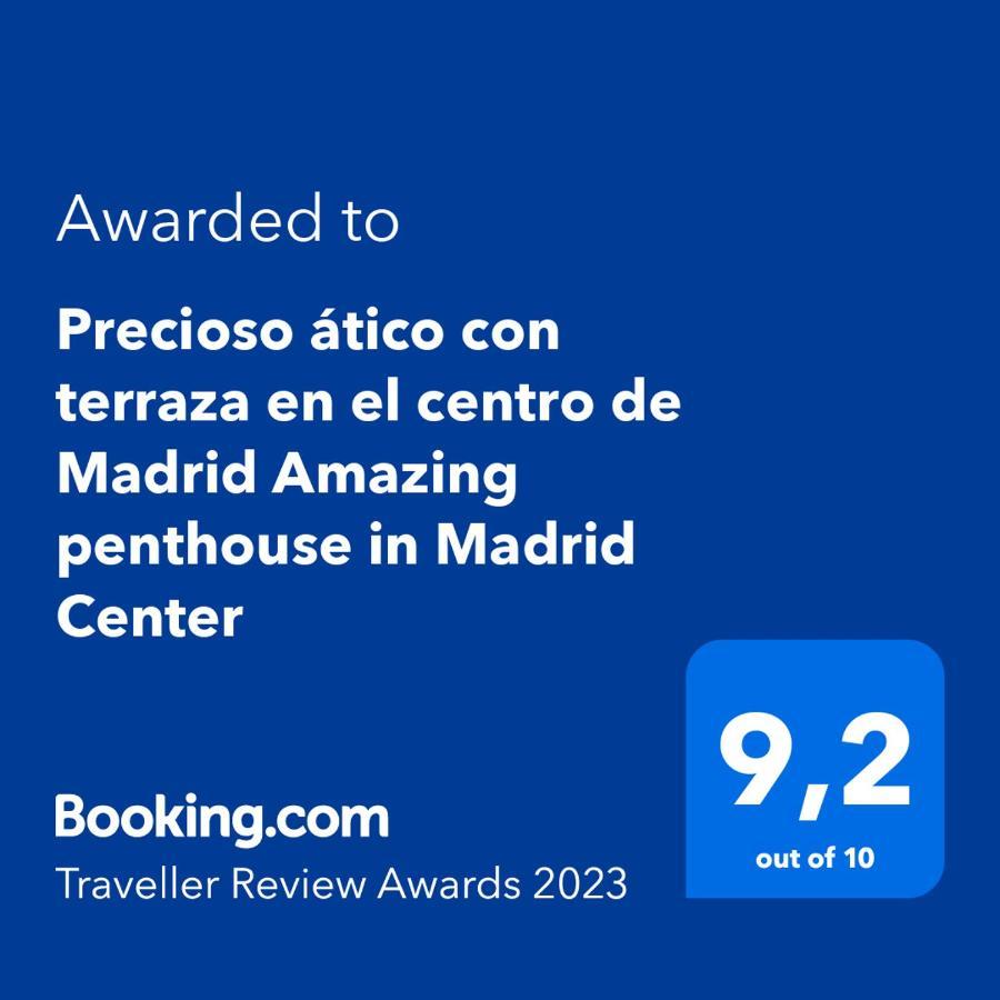 Precioso Atico Con Terraza En El Centro De Madrid Amazing Penthouse In Madrid Center Lägenhet Exteriör bild